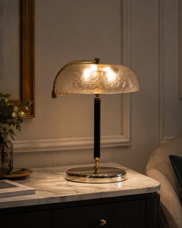 Art Deco Lamp, detailed product visualization