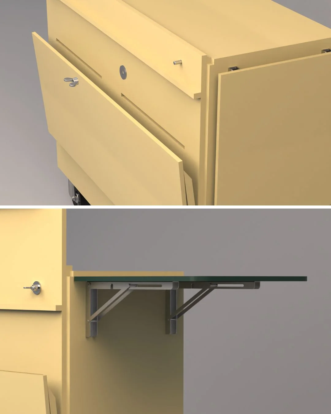 Bookcase Mobile, mobile structure