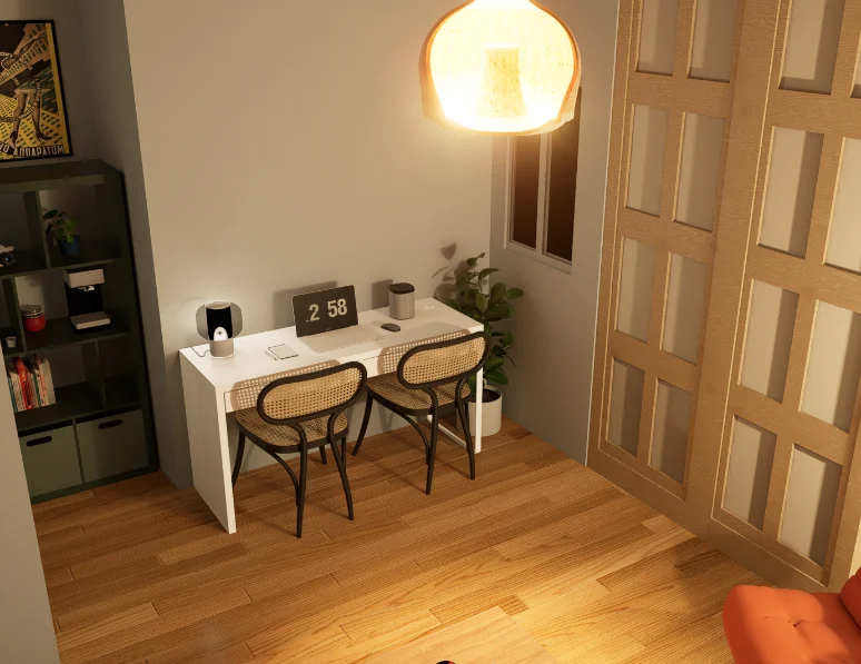 Piso Abad interior visualization, view 1